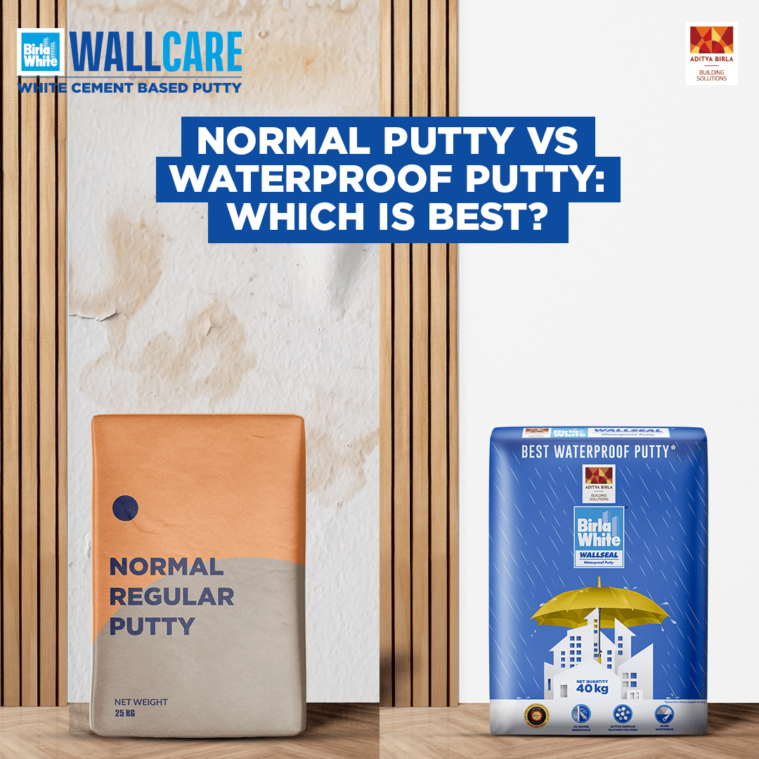 Normal putty Vs waterproof putty