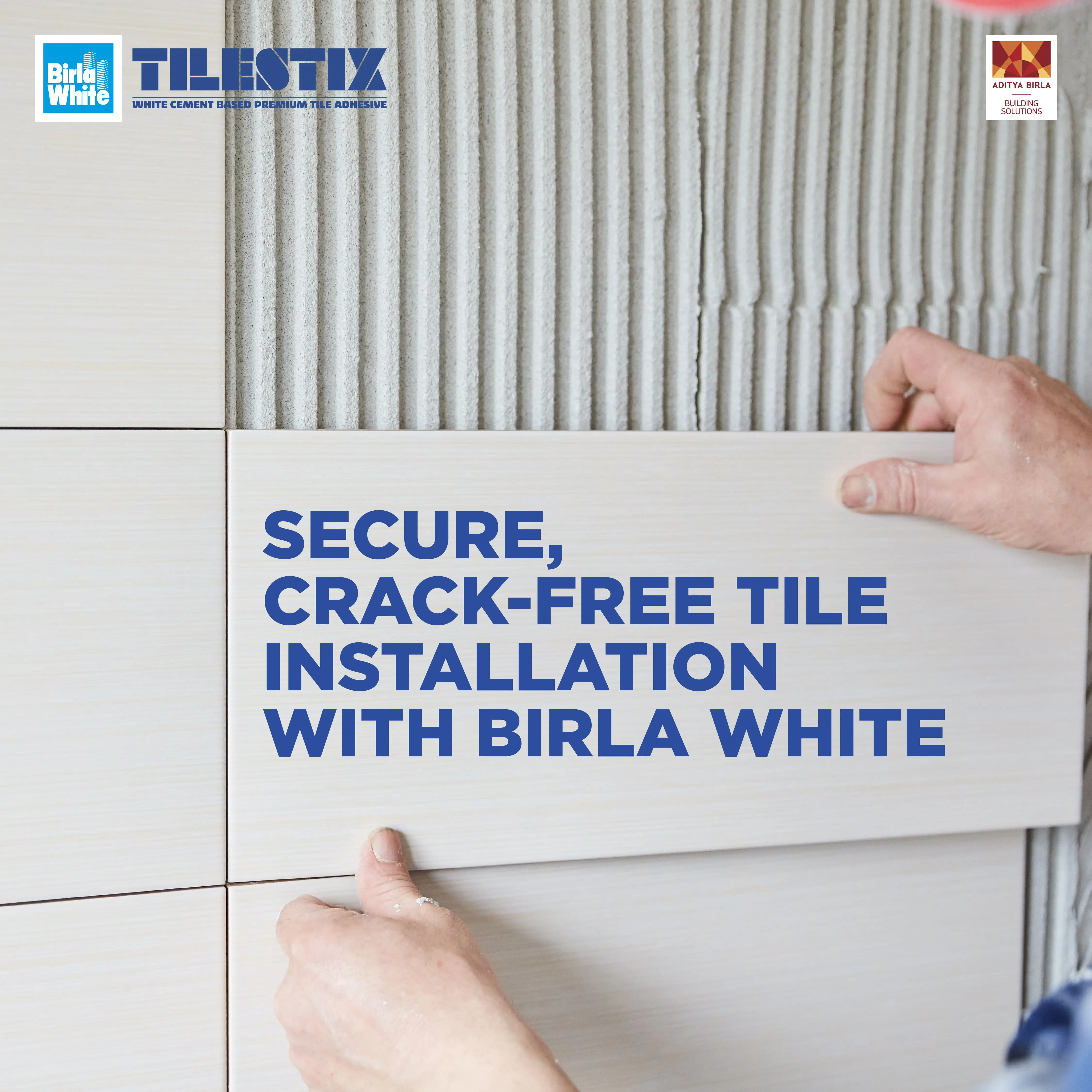 Secure, Crack-Free Tile Installation with Birla White