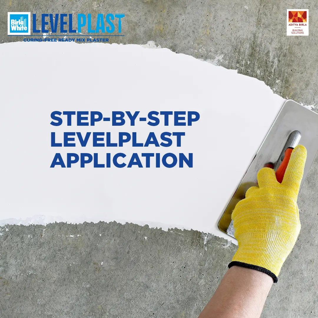 Step by step -Levelplast Application