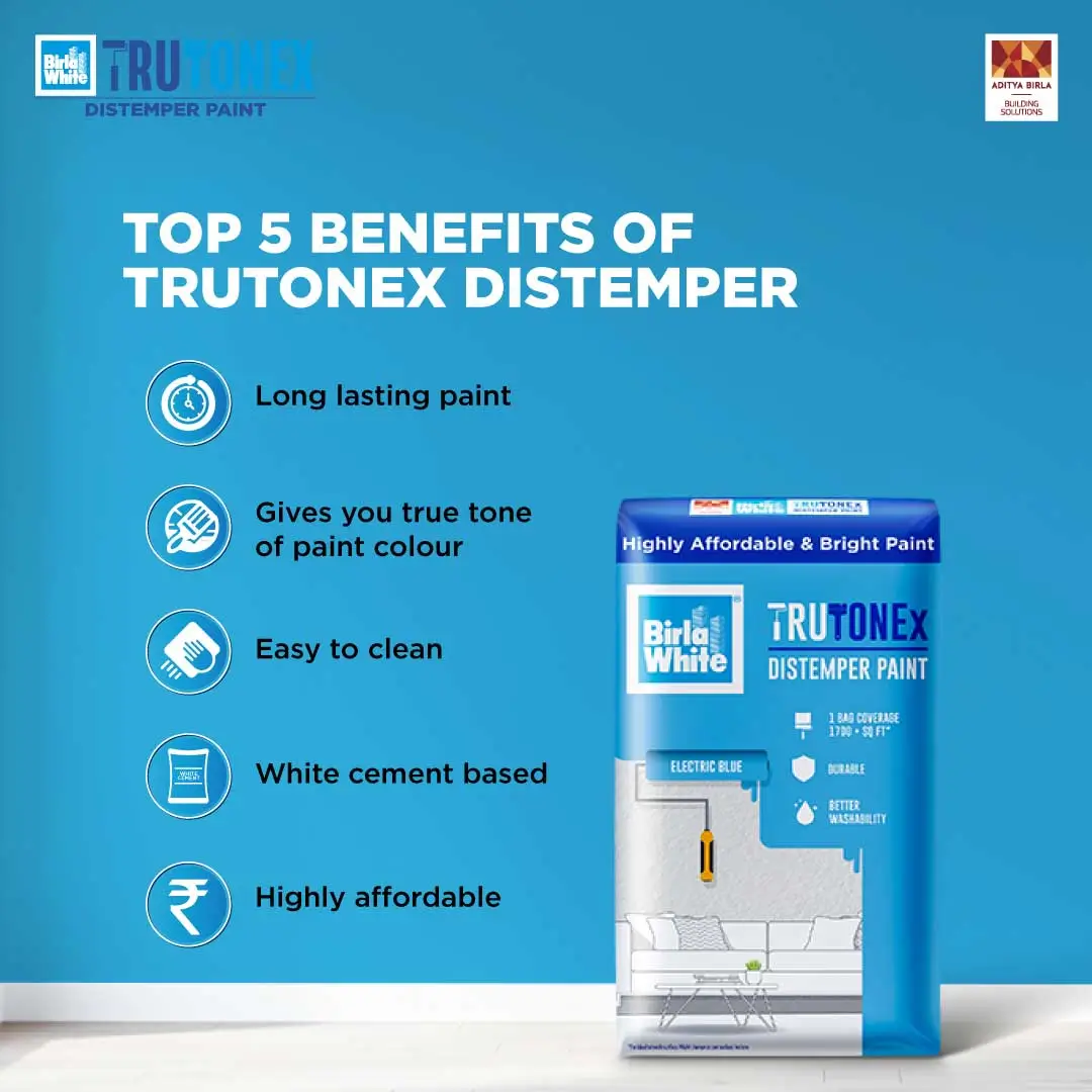 Top 5 benefits of Trutonex Distemper Paint
