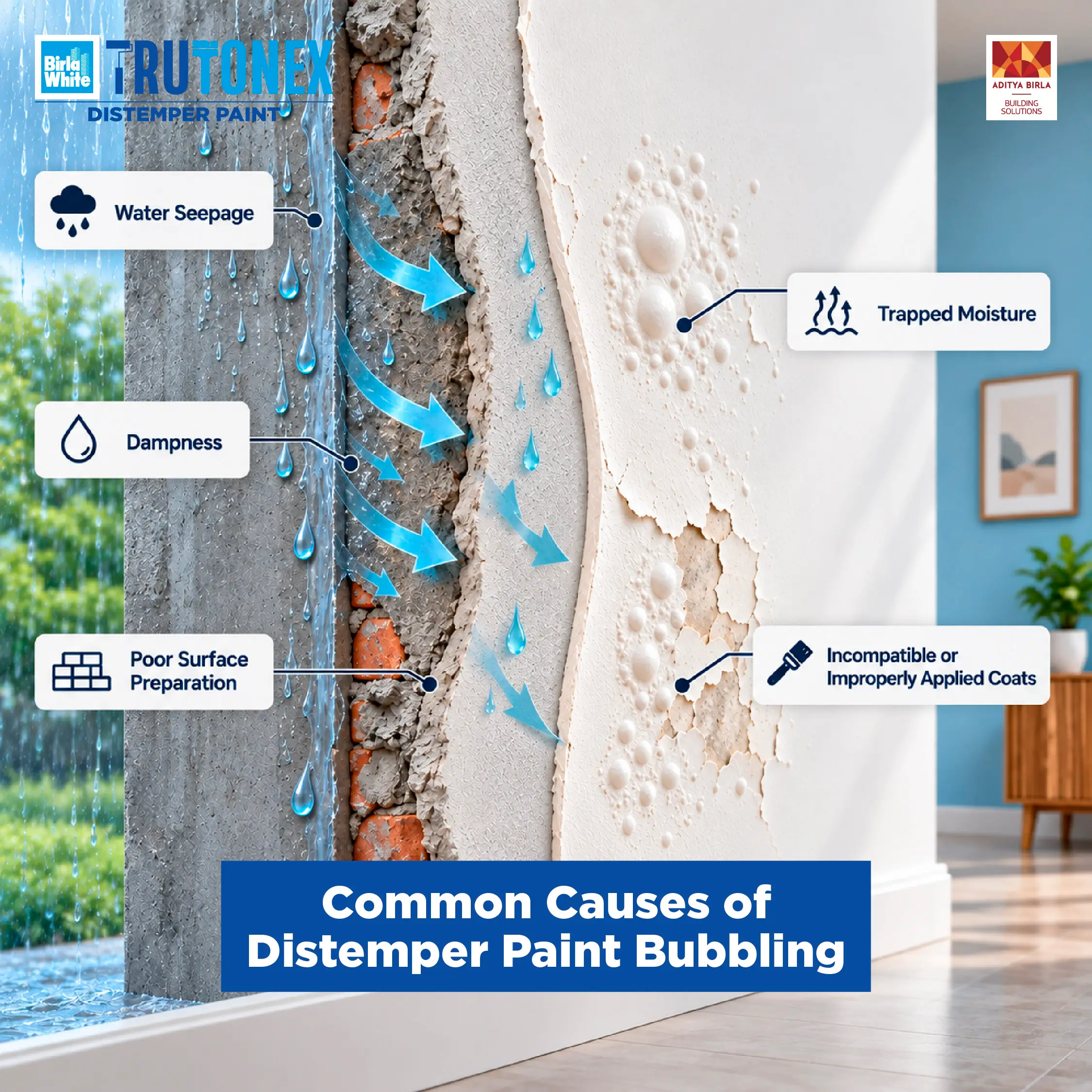 Why Does Distemper Paint Bubble on Walls.webp